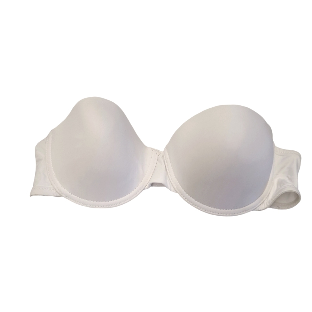 New with Tags Rene Rofe White Strapless Bra 36C - Picture 3 of 7